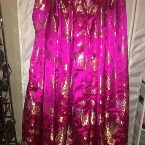 Custom made ballroom skirt